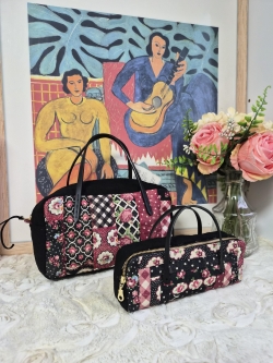 앤틱플라워 토트백, 핸들파우치