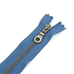 [YKK] 청동지퍼 둥근고리 3호(20cm)-딥블루 (개)