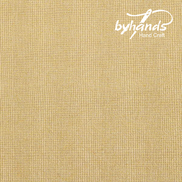 [바이핸즈] 웨이브 선염체크 원단-머스타드 (1/2Yd)