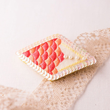 [자수패키지] Plomme의 인어의 보물 브로치 (개)