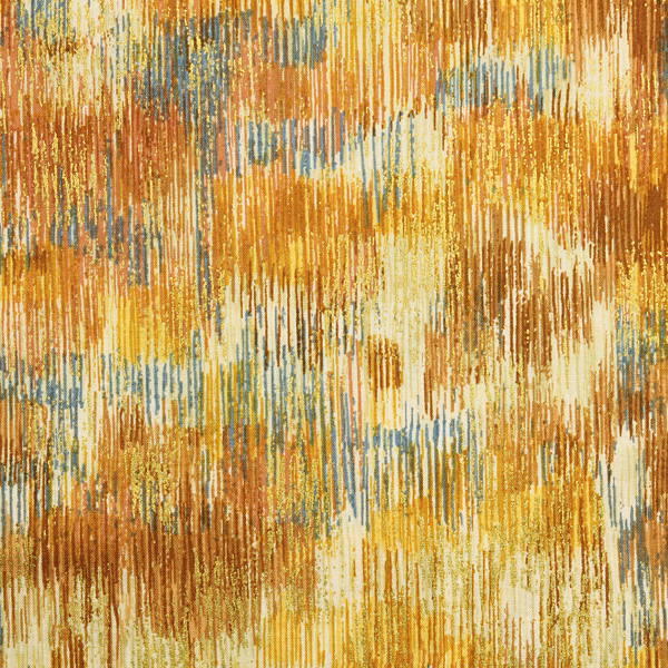 [로버트카프만] 퓨전스 브러쉬워크 프린트원단 - 골드