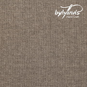 [바이핸즈] 라인 선염체크원단 - 라이트세피아(더블롤링 10YD) (개)