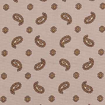 [세븐베리] 쁘띠 풀라드 D6 프린트원단 - 베이지 (1/2Yd)