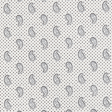 [세븐베리] 쁘띠 풀라드 D17 프린트원단 - 아이블랙 (1/2Yd)