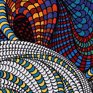 [프리스피릿(로완)] 바이오지오 스네일 가든 프린트원단 - 멀티 (1/2Yd)