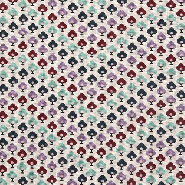 [라일리블레이크] 썸머 하우스 컬렉션 토피어리 셰브런 프린트원단 - 라벤더 (1/2Yd)