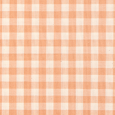 [국산선염] 컨츄리체크 55 선염체크원단 - 오렌지 (1/2Yd)