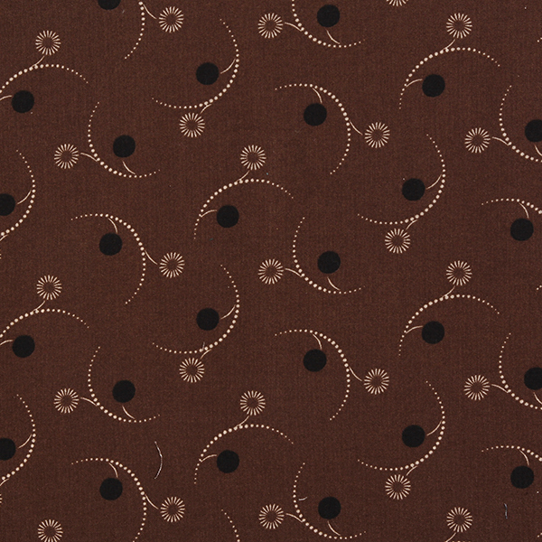 [사이토요코] 센테너리 컬렉션 아크 닷 셔팅 프린트원단 - 브라운