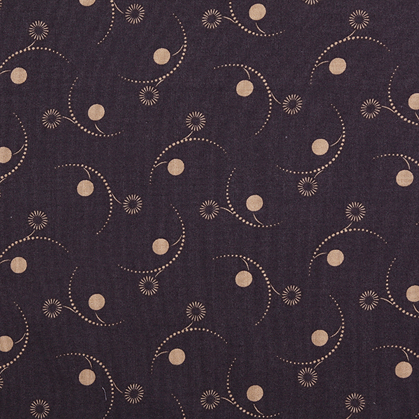 [사이토요코] 센테너리 컬렉션 아크 닷 셔팅 프린트원단 - 그레이퍼플