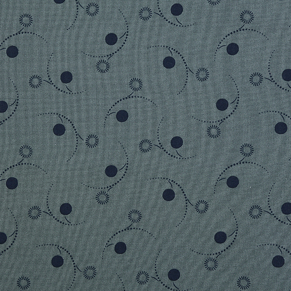 [사이토요코] 센테너리 컬렉션 아크 닷 셔팅 프린트원단 - 스모키블루