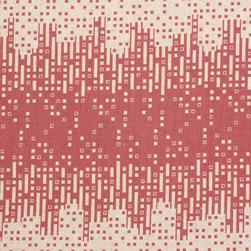 [코카] 타유투 레인 린넨 시팅 프린트원단 - 핑크 (1/2Yd)