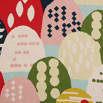 [코스모] 북유럽의 숲 21705 02 옥스포드 프린트원단 - 민트 (1/2Yd)