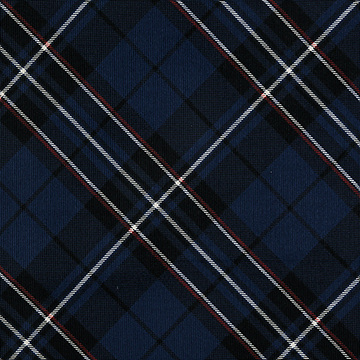 [코카] 셔츠 콜 바이어스 체크 코듀로이 프린트원단 - 네이비 (1/2Yd)
