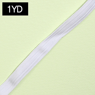 [기본부자재] 고무밴드 10mm 1YD - 화이트 (개)