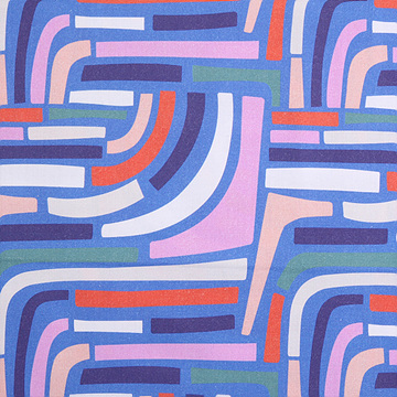 [페인트브러쉬] 아티스트 가든 컬러 바인스 블루 프린트원단 - 블루 (1/2Yd)