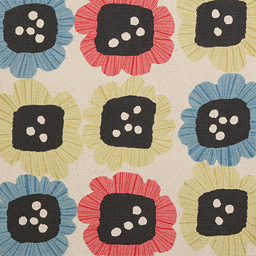 [코스모] 북유럽의 숲 21705 01 옥스포드 프린트원단 - 아이보리 (1/2Yd)