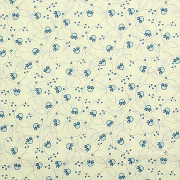 [크래프트코튼] 컨트리사이드 네이비 5 프린트원단 - 옐로우 (1/2Yd)