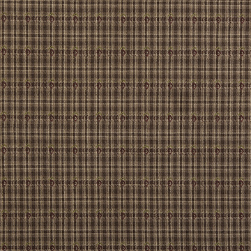 [다이와보] 디어그레이스 플라워 도비 선염체크원단 - 브라운 (1/2Yd)