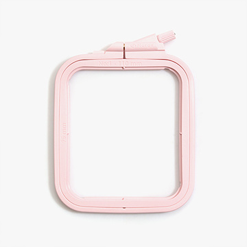 [너즈] 플라스틱 핑크 사각 수틀 - 9.5cm x 11cm 170-11 PINK (개)