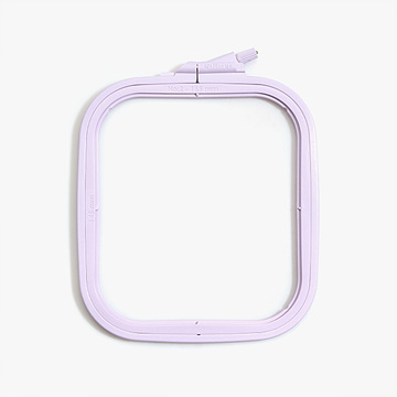[너즈] 플라스틱 라일락 사각 수틀 - 14.5cm x 16.5cm 170-12 LILAC (개)