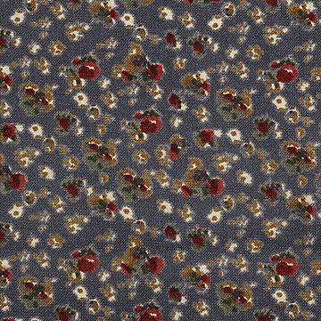 [국산기모] 대폭 빈티지 준 기모(융) 프린트원단 - 소라[ GA013-A (1/2Yd)