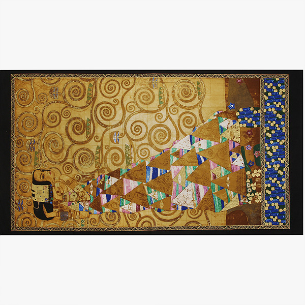 [로버트카프만] 구스타프 클림트 기다림 프린트 커트지 110cm x 60cm - 골드