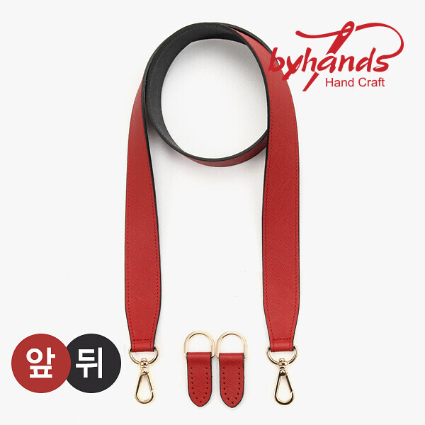 퀼트의시작은? 엔조이퀼트와 함께,[바이핸즈] 프리미엄 사피아노 럭셔리 골드 와이드 숄더 크로스 핸들(114cm) 40-1115 ※