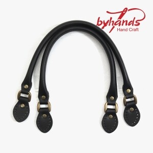 고급 민무늬 토트 가죽핸들(38cm) 22-3802 ※ (개)