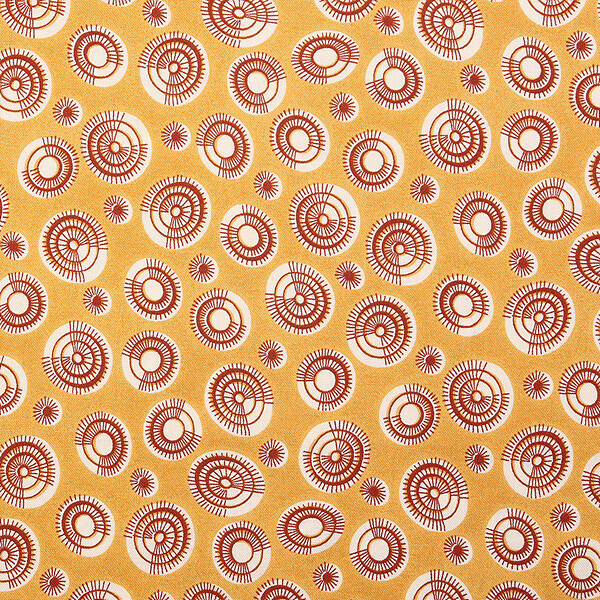 스토프 덴마크 친환경 수입원단 기하학 퀼트천 도트 프린트 면원단 - 4514-09