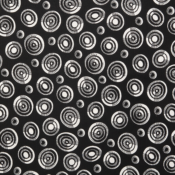 스토프 덴마크 친환경 수입원단 기하학 퀼트천 도트 프린트 면원단 - 4514-09