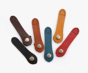 가방부자재 연결고리 청동 물방울 가죽 사시꼬미(10cm) 12-1003 ※ (개)