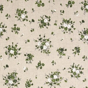 린넨천 꽃무늬 퀼트 원단 가방원단 대폭원단 - 봄맞이꽃 ☆ (1/2Yd)
