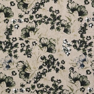 린넨천 꽃무늬 퀼트 원단 가방원단 대폭원단 - 꽃해당 ☆ (1/2Yd)