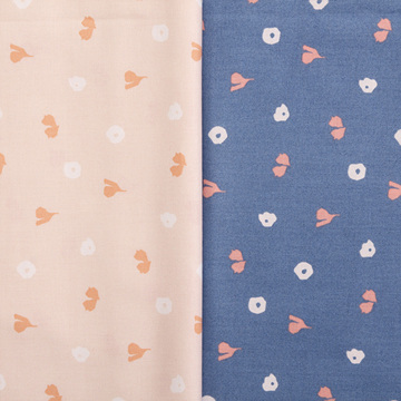 퀼트 천원단 라일리블레이크 면프린트 수입원단 - 미스티 모닝 하트 ☆ (1/2Yd)