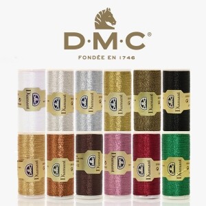 [DMC] 디아망뜨 메탈릭 자수사 - 색상선택 § (개)