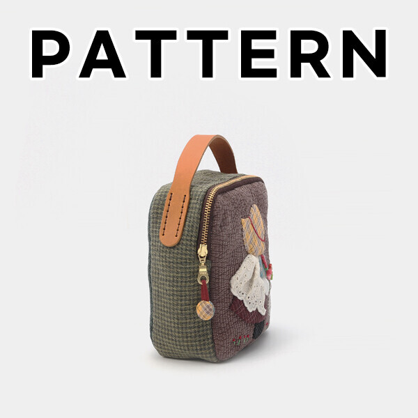 [바이핸즈] 퀼트도안 - 보넷걸 파우치 겸 미니가방