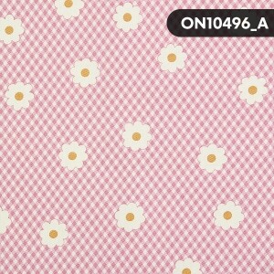 [다이와보] 온넬라 옥스포드 프린트원단 - ON10496 ☆ (1/2Yd)