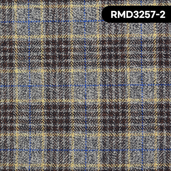 퀼트의시작은? 엔조이퀼트와 함께,[멀베리] 레트로 트위드 체크 기모원단 - RMD3257 ☆