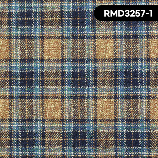 퀼트의시작은? 엔조이퀼트와 함께,[멀베리] 레트로 트위드 체크 기모원단 - RMD3257 ☆