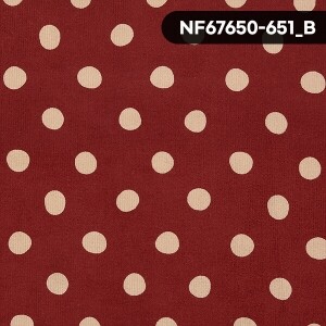 [코카] 내추럴 도트 코듀로이 기모(융) 프린트원단 - NF67650-651 ☆ (1/2Yd)