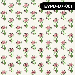 [바이핸즈] DTP 빈티지 핸드블록 원단 - D7 ☆ (1/2Yd)