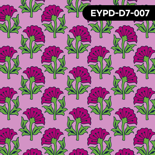 바이핸즈 EYPD-D7 DTP 빈티지 핸드블록패턴 인도풍무드 퀼트원단 3YD