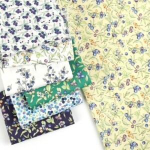 친환경 오코텍스인증 항균항염원단 20수 DTP원단 - 블루베리 ☆ (1/2Yd)