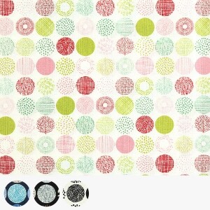 [코스모] 심플랜드 서클 시팅 프린트원단 - SP1855-1 ☆ (1/2Yd)