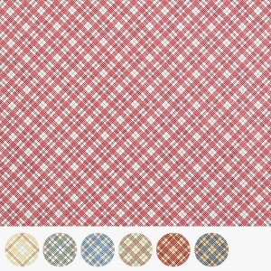 [다이와보] 호미 컬렉션 미니체크 프린트원단 - HC10601 ☆ (1/2Yd)