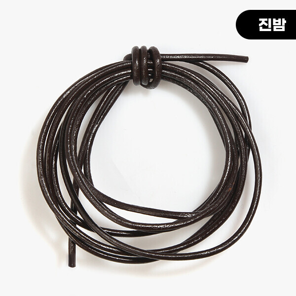 퀼트의시작은? 엔조이퀼트와 함께,[퀼트부자재] 레돈도 빈티지 둥근 가죽끈 3mm(1YD) ※