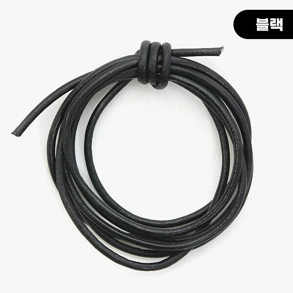퀼트의시작은? 엔조이퀼트와 함께,[퀼트부자재] 레돈도 빈티지 둥근 가죽끈 3mm(1YD) ※