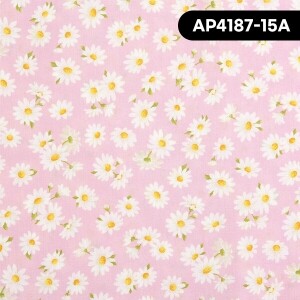 [코스모] 마가렛 리틀 플라워 프린트원단 - AP4187-15 ☆ (1/2Yd)
