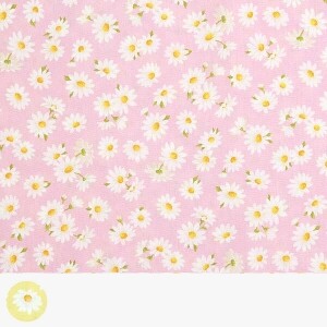 [코스모] 마가렛 리틀 플라워 프린트원단 - AP4187-15 ☆ (1/2Yd)