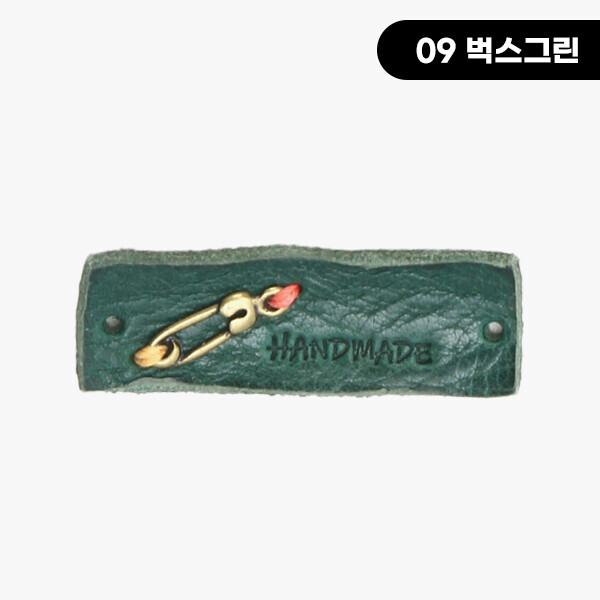 퀼트의시작은? 엔조이퀼트와 함께,[장식부자재] 옷핀 참장식 핸드메이드 통가죽라벨 ※